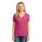 Port & Company® Brights Core Cotton V-Neck Ladies T-Shirt